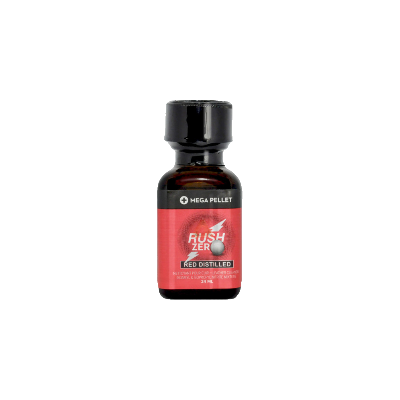 Rush Zero Red Distilled 24ml - POPPERS Rush Zero Red Distilled 24ml - POPPERS